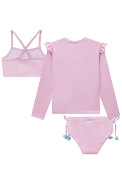 Conjunto de Biquini e Blusa Infantil Kukie Beach tema arco iris colors - comprar online