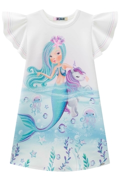 Vestido Infantil Kukie Sereia