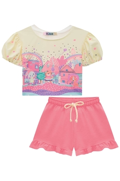 Conjunto infantil Kukie verão Alecrim - comprar online