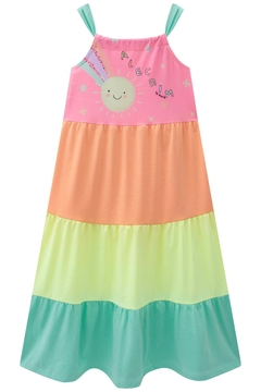 Vestido longo Infantil Kukie Coleção Alecrim - loja online