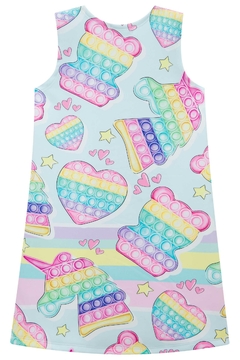 Vestido Infantil Kukie Verão Pop It - comprar online