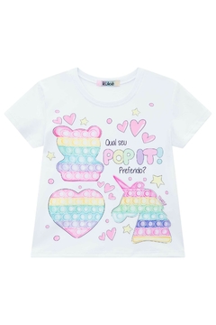 Blusa Infantil Kukie Pop It