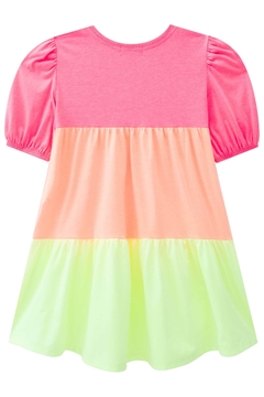 Vestido Infantil Kukie Colors com manga Princesa - comprar online