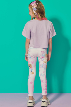 Legging Infantil e Juvenil Kukie com estampa de borboletas cachorrinho e gatinho Unicorn Vibes - comprar online