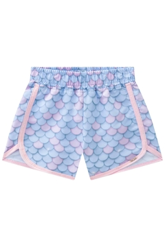 Shorts Infantil Kukie sereia em nylon