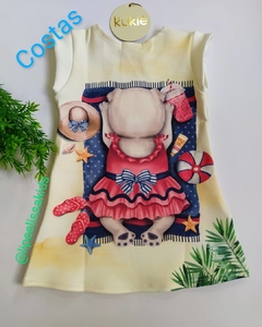 Vestido Infantil kukie cachorrinha no sol na internet