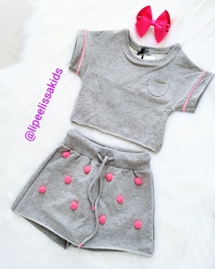 Conjunto Infantil Kukie Verão Pompom