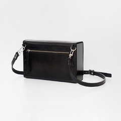 PRE ORDER CARTERA LE CORBUSIER NEGRA Y ALUMINIO NEGRO PULIDO - comprar online