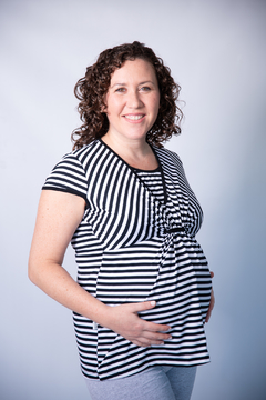 art.628 remera rayada  embarazo y lactancia