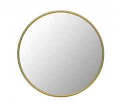 Espejo circle Dorado 70cm - comprar online