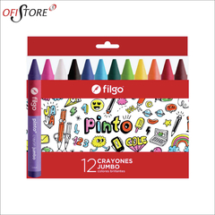 Crayones Filgo x12 colores "jumbo" (8391)