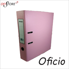 Bibliorato Util-of / Avios Forrado colores pasteles - Rosa - A4 (406) / Oficio (407) x unid. - comprar online