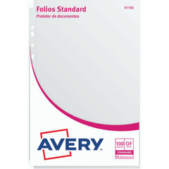Folios Oficio Standard "Avery 51100" x 100 unid. (2863)