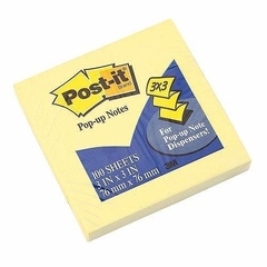 Notas adhesivas 3m post-it Pop-Up r330 76mm x 76mm x100 hojas (2320)