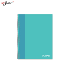 Cuaderno Husares "Trandy" 16x21 cm c/ espiral 80 hojas (828) - Ofistore