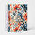 Agenda - Floral Azul e Laranja 31- Personalizada