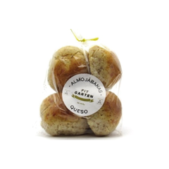 ALMOJABANA DE HARINA DE ALMENDRAS FIT GARTEN X 4 UNIDADES