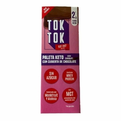 PALETAS CON CUBIERTA DE CHOCOLATE KETO TOK TOK - comprar online