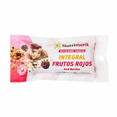 BARRA DE GRANOLA INTEGRAL FRUTOS ROJOS NUTRIMERIT