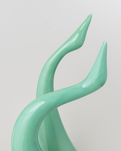 Escultura Grullas x3 Verde Aqua - comprar online