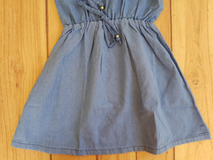 VESTIDO INFANTIL MENINA VERÃO JEANS CLARO TIME KIDS na internet