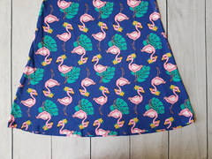 VESTIDO INFANTIL MENINA ESTAMPA FLAMINGO KYLY - loja online