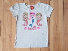 CONJUNTO INFANTIL MENINA BLUSA + SHORT ESTAMPA SEREIA KYLY na internet