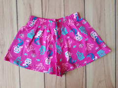 CONJUNTO INFANTIL MENINA BLUSA + SHORT ESTAMPA SEREIA KYLY - loja online