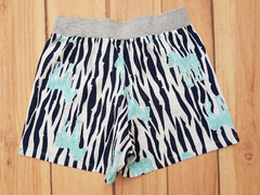 CONJUNTO INFANTIL MENINA BLUSA + SHORT ESTAMPA ZEBRA MARLAN - Loja online - moda feminina e infantil - LOJA FLORBELLE