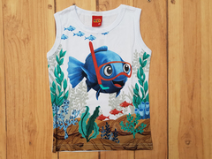 CONJUNTO INFANTIL MENINO REGATA + SHORT ESTAMPA PEIXE KYLY na internet