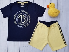 CONJUNTO INFANTIL MENINO MILON CAMISETA E BERMUDA 45