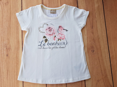 CONJUNTO INFANTIL MENINA BLUSA + SHORT PASSARINHO E ROSA MILON - comprar online