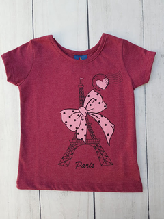 CONJUNTO INFANTIL MENINA BLUSA E BERMUDA TORRE PARIS PIPA na internet