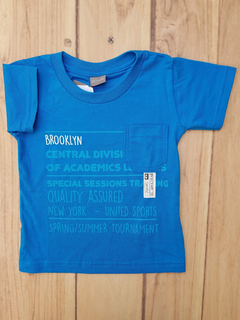 CONJUNTO INFANTIL MENINO CAMISETA BROOLLYN E BERMUDA SARJA MUNDI - comprar online