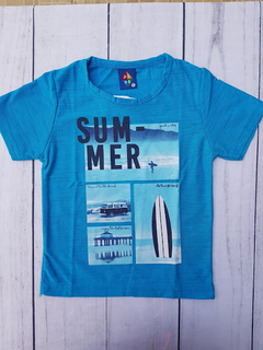 CONJUNTO INFANTIL MENINO CAMISETA SUMMER + BERMUDA VERÃO PIPA - comprar online