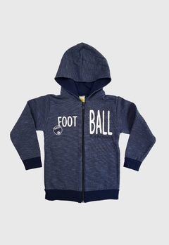 CONJUNTO INFANTIL MENINO JAKI MALHAS MANGA LONGA MOLETOM FOOT BALL AZUL na internet