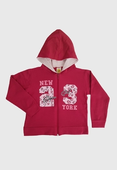 CONJUNTO INFANTIL MENINA JAKI MALHAS MOLECOTTON MANGA LONGA NEW YORK GROSELHA na internet