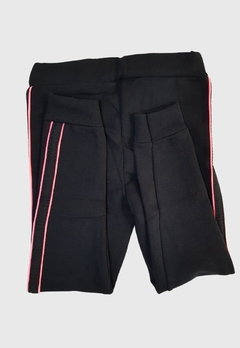 CALÇA INFANTIL MENINA JAKI MALHAS LEGGING COM PUNHOS MOLECOTTON PRETO - loja online