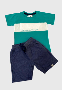 CONJUNTO INFANTIL MENINO COLORITTA CAMISETA E SHORT MOLETINHO - loja online