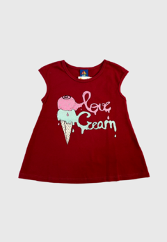 CONJUNTO INFANTIL MENINA BLUSA E BERMUDA COTON LOVE CREAM PIPA - Loja online - moda feminina e infantil - LOJA FLORBELLE