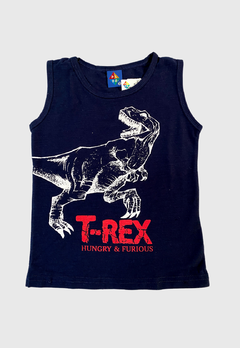 Imagem do CONJUNTO INFANTIL MENINO CAMISETA + BERMUDA TACTEL VERÃO T-REX PIPA