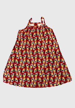 VESTIDO INFANTIL MENINA KYLY ESTAMPA BORBOLETAS