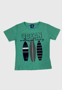 CONJUNTO INFANTIL MENINO CAMISETA OCEAN + BERMUDA VERÃO PIPA - Loja online - moda feminina e infantil - LOJA FLORBELLE