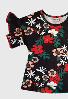 BLUSA INFANTIL MENINA NANAI VERÃO ESTAMPADO FLOR - comprar online