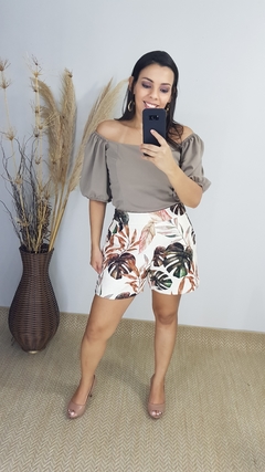 SHORT ESTAMPADO MALHA