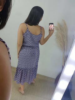 VESTIDO MIDI ESTAMPADO na internet