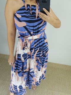 Imagem do VESTIDO MIDI ESTAMPADO FRENTE UNICA