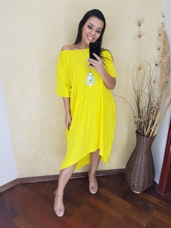 VESTIDO DESPOJADO AMARELO - comprar online