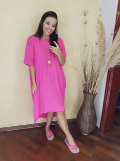 VESTIDO DESPOJADO ROSA