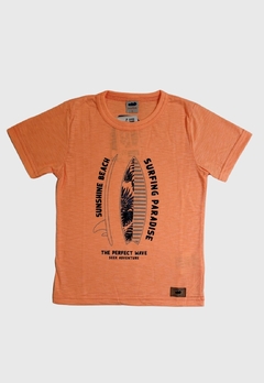 CONJUNTO INFANTIL MENINO MARLAN CAMISETA NEON E BERMUDA MOLETINHO SURFING - comprar online